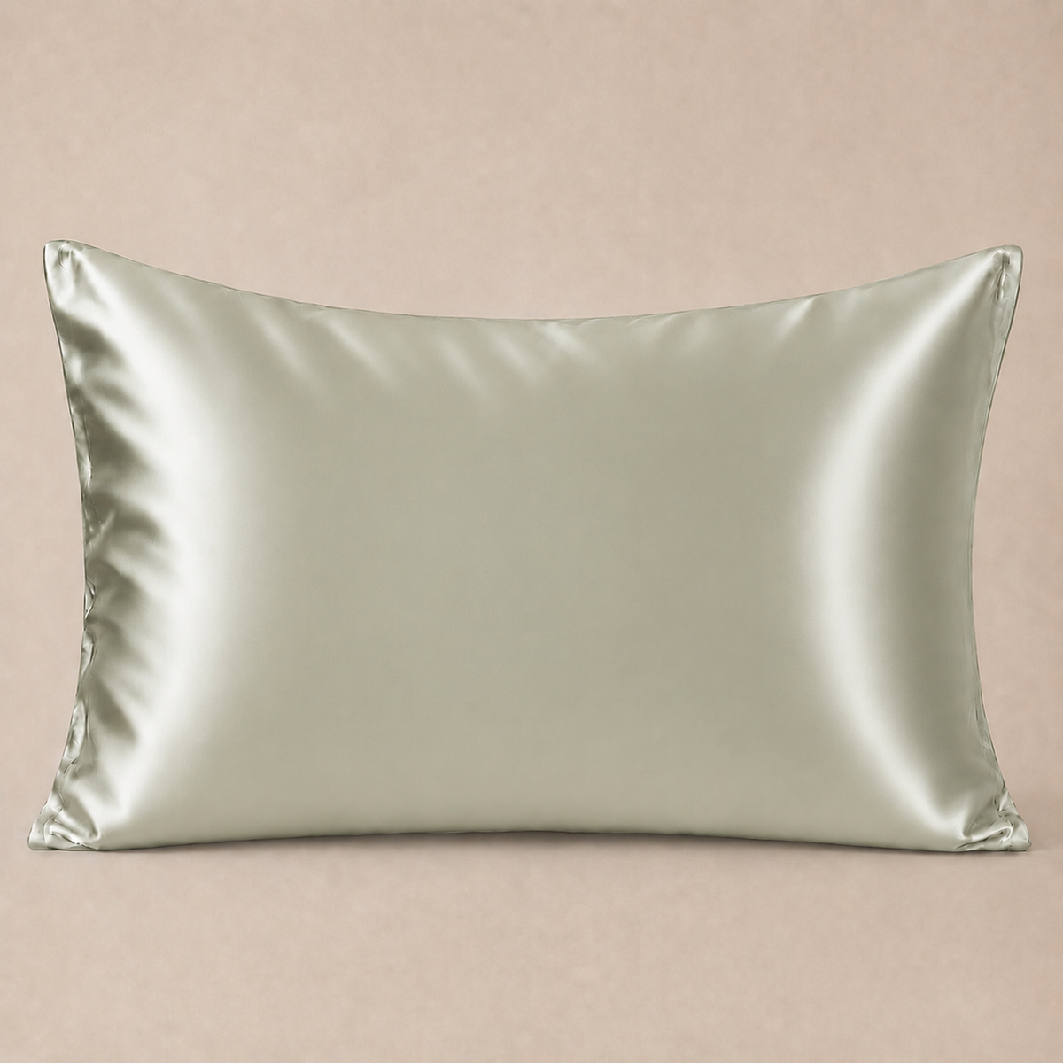 22 Momme Mulberry Silk Pillowcase – Hidden Zip – Golden Olive