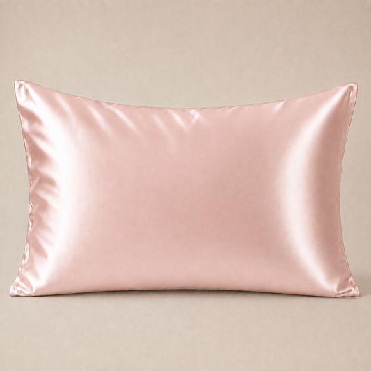 22 Momme Mulberry Silk Pillowcase – Hidden Zip – Peach Blush