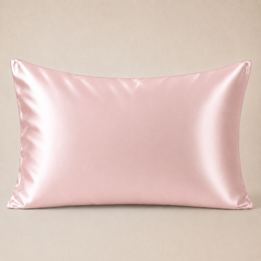 22 Momme Mulberry Silk Pillowcase – Hidden Zip – Rose Quartz