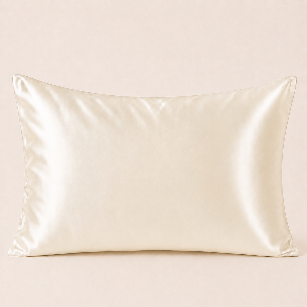 22 Momme Mulberry Silk Pillowcase – Hidden Zip – Soft Ivory