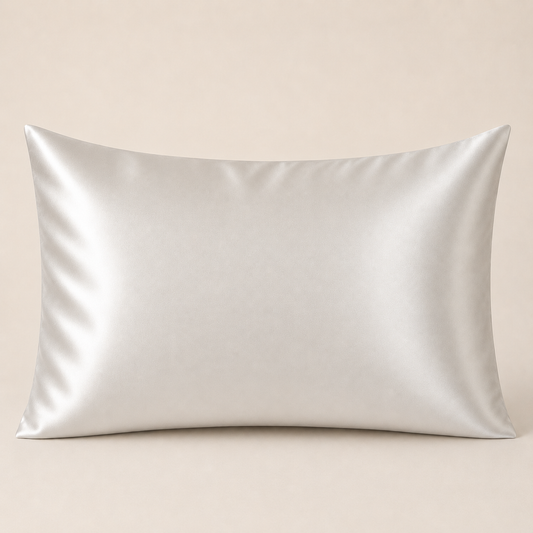 25 Momme Mulberry Silk Pillowcase – Envelope – Platinum Pearl
