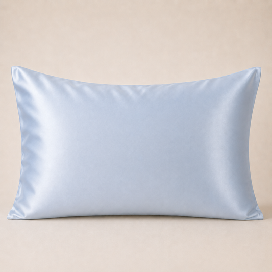 25 Momme Mulberry Silk Pillowcase – Envelope – Sky Pearl