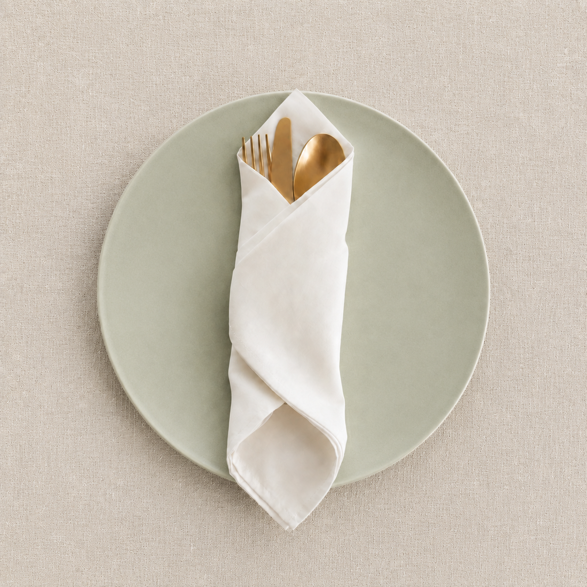 Organic Cotton Poplin Napkins  — Pack of 6