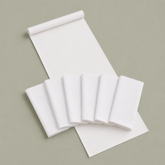 Organic Cotton Gathering Table Set