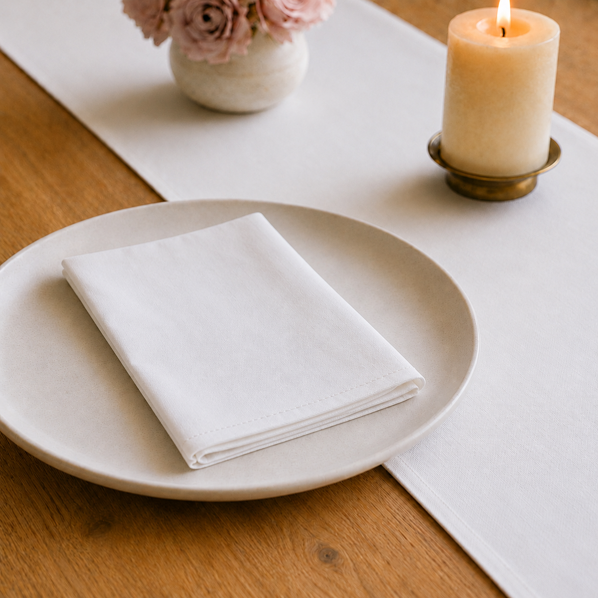 Organic Cotton Gathering Table Set