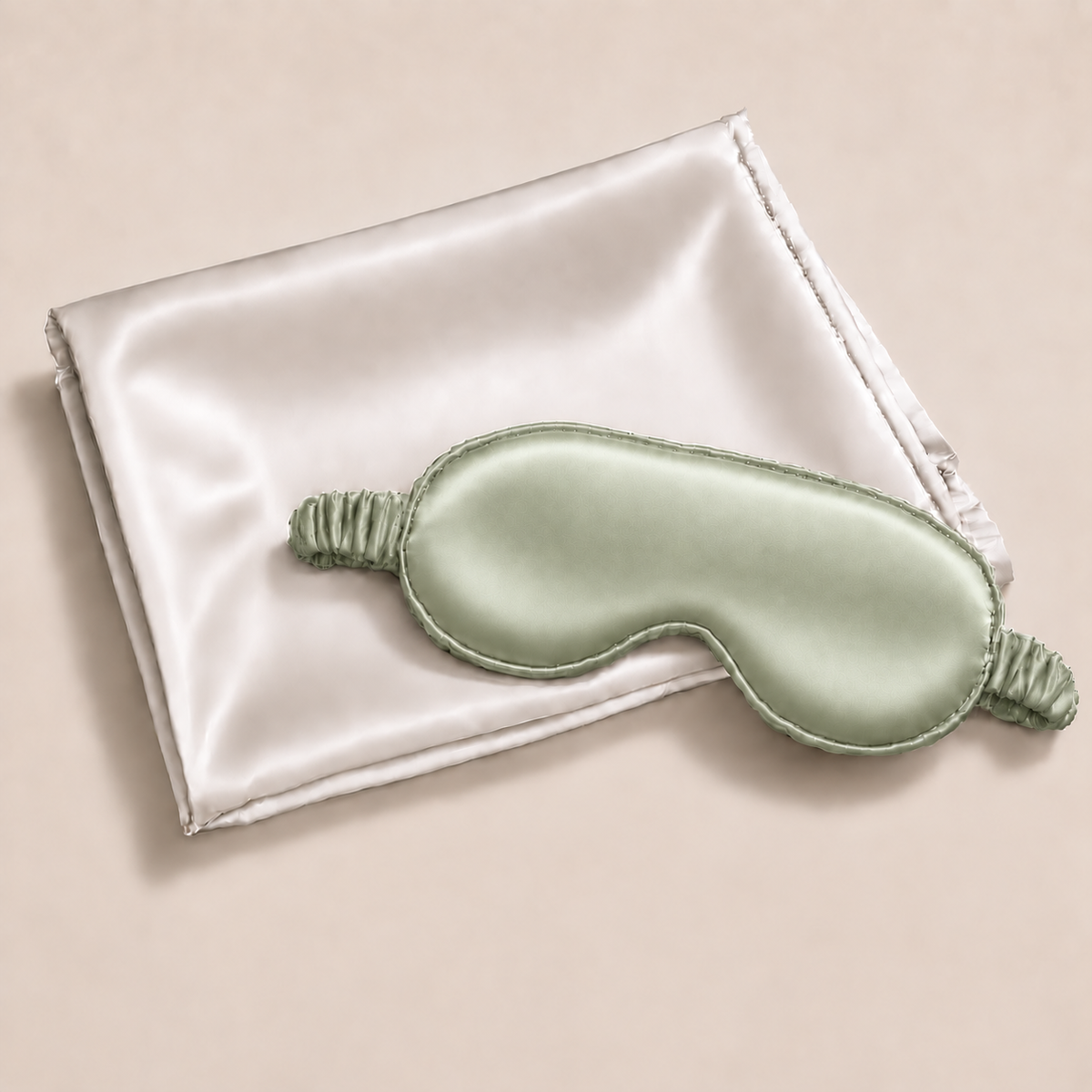 Mulberry Silk Sleep Ritual — Platinum & Olive