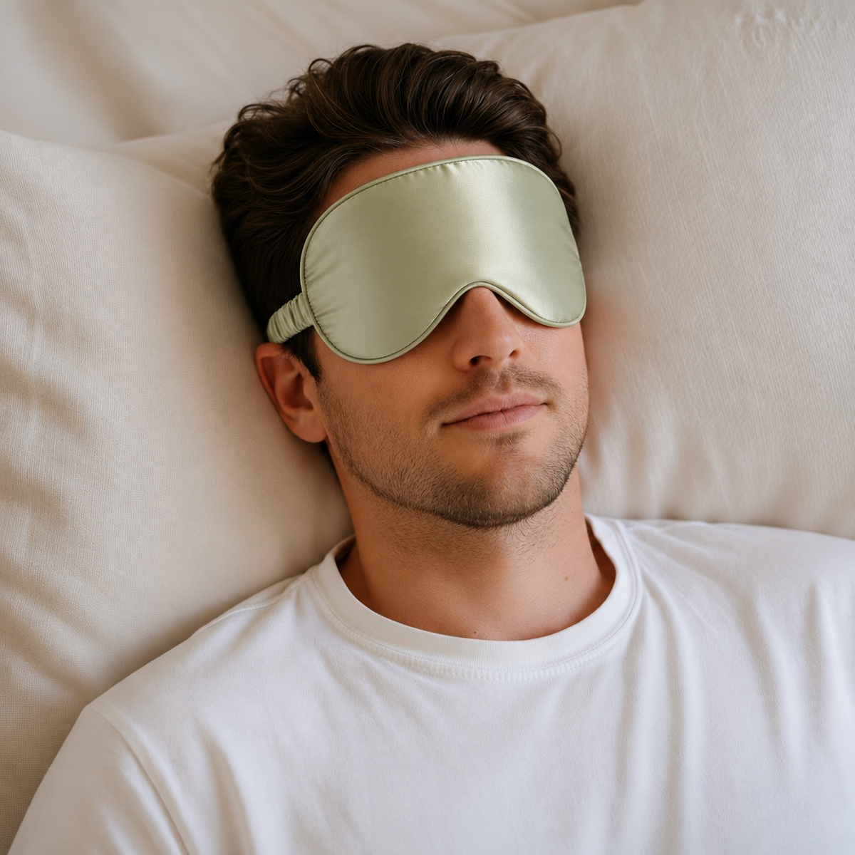 Mulberry Silk Sleep Ritual — Platinum & Olive