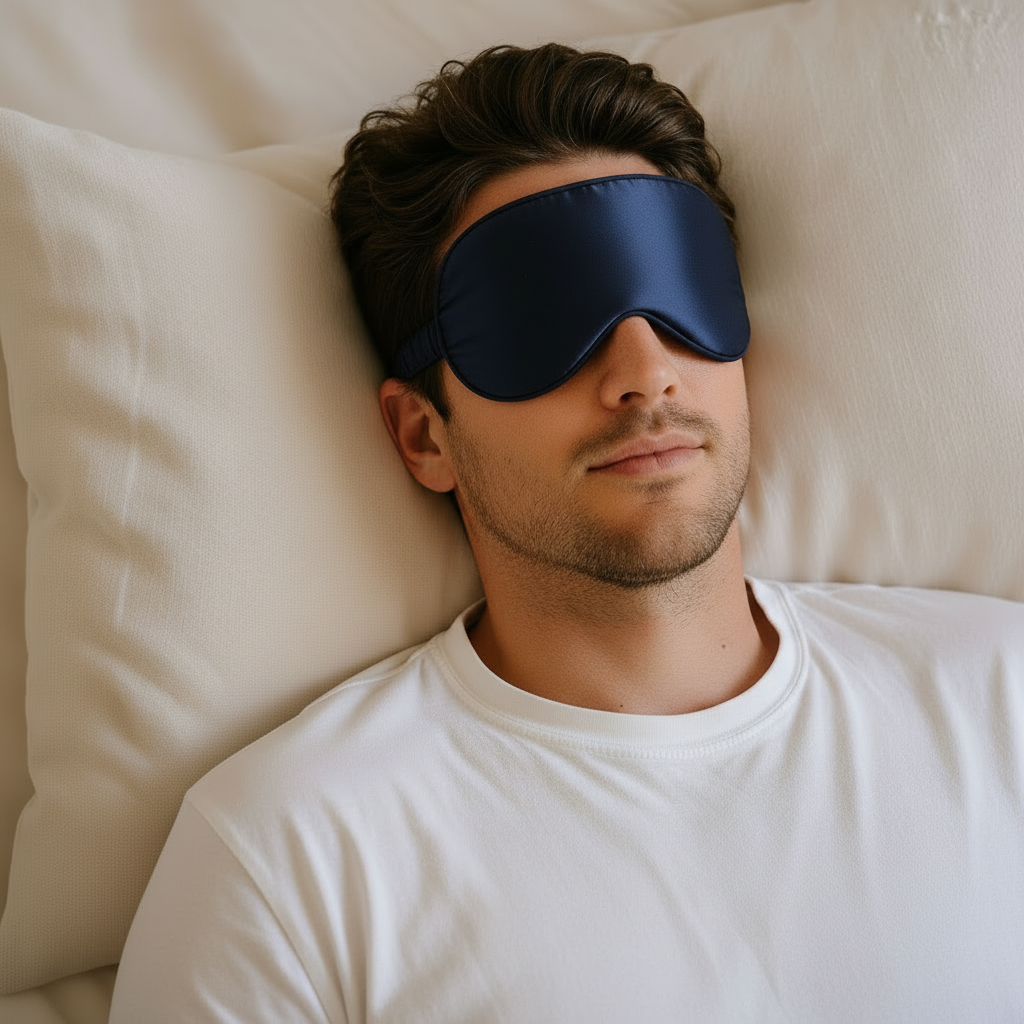Mulberry Silk Eye Mask - 22 Momme - Midnight Dusk