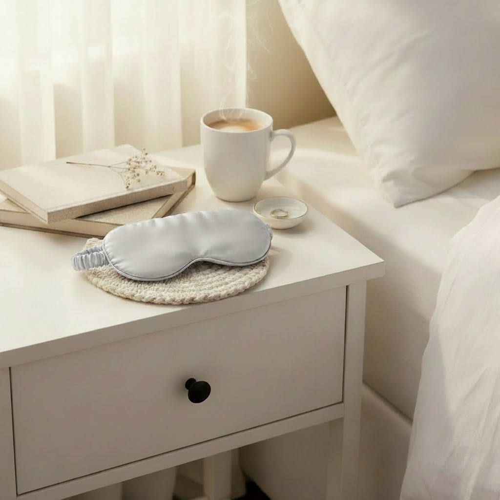 Mulberry Silk Eye Mask - 22 Momme - Silver Mist
