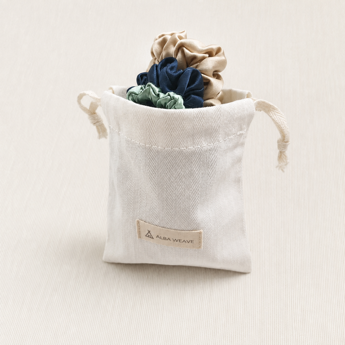 Everyday Edit — Mulberry Silk Scrunchie Set of 3