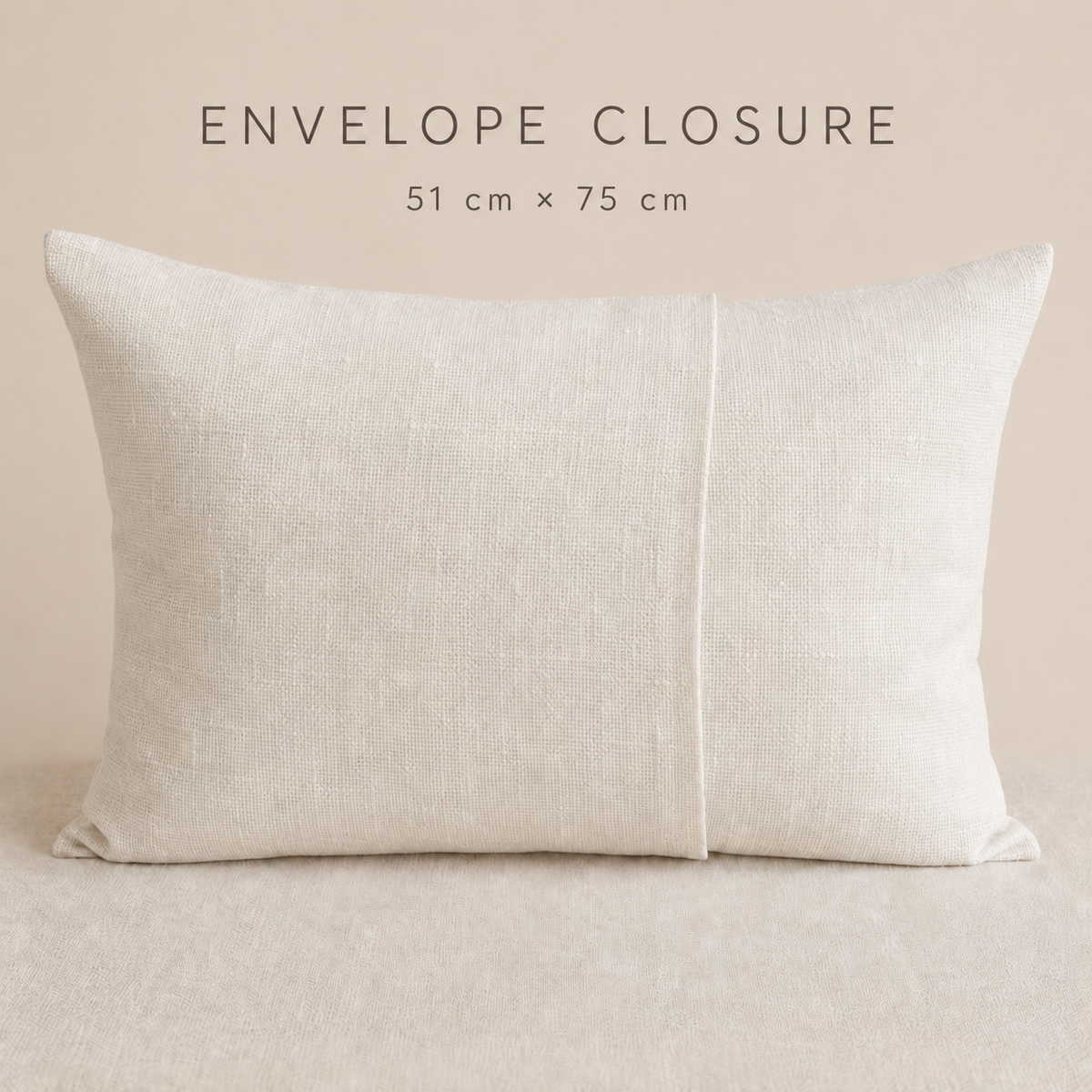 Hemp Pillowcase – Natural Ivory